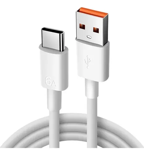 CABLE PARA CELULAR XIAOMI 6A USB-A A USB-C, vista 4